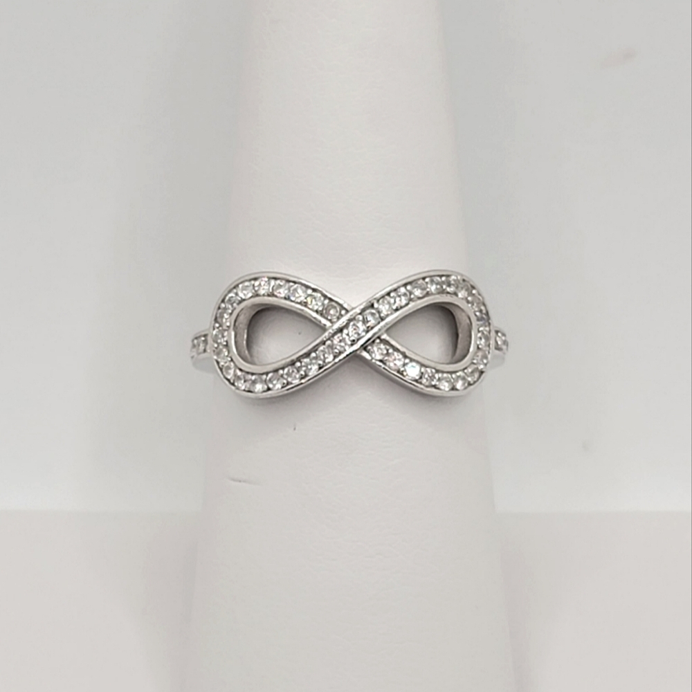Sterling Silver Infinity Ring - image 1